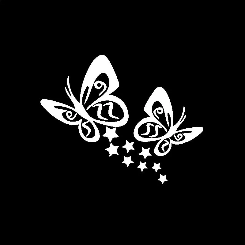 Reflective BUTTERFLY and Stars Car Stickers for Fashion Waterproof Cover Scratches Windshield Decoration Accessories PVC14*11cm
Reflective BUTTERFLY and Stars Car Stickers for Fashion Waterproof Cover Scratches Windshield Decoration Accessories PVC14*11cm