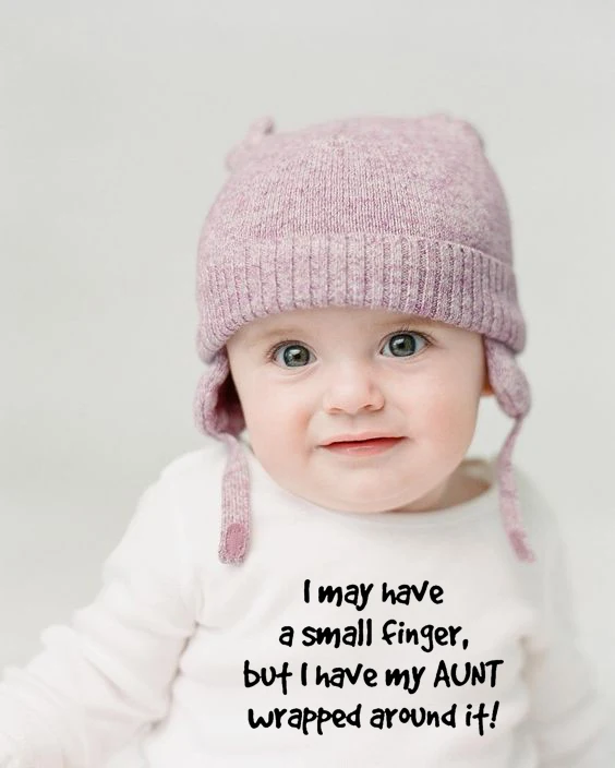 I May Have A Small Finger But I Have My Aunt Wrapped Around It Baby Boys Girls Autumn Clothes 100% Cotton Baby Romper
I May Have A Small Finger But I Have My Aunt Wrapped Around It Baby Boys Girls Autumn Clothes 100% Cotton Baby Romper