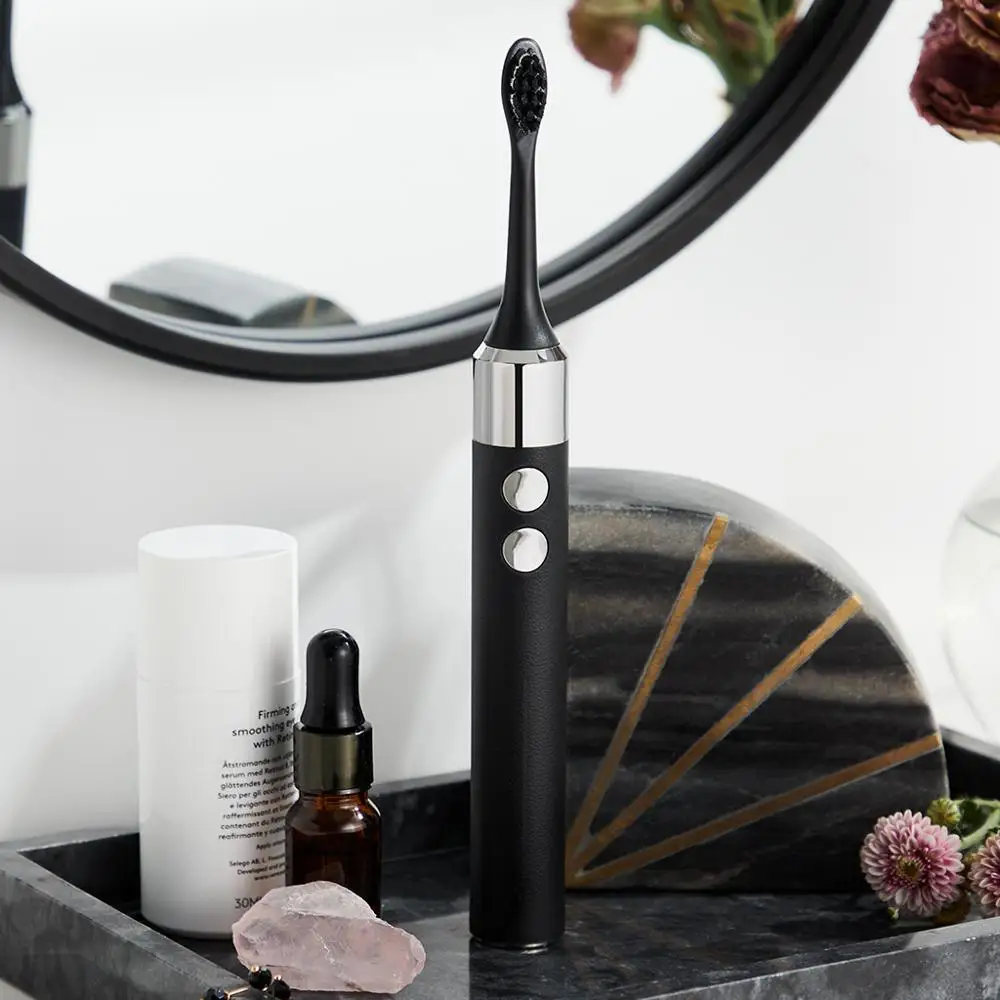 MUTTUS Electric Toothbrushes with 4 DuPont Bristle Heads and Traveling Case Enable with Streamer Wireless Charging
MUTTUS Electric Toothbrushes with 4 DuPont Bristle Heads and Traveling Case Enable with Streamer Wireless Charging