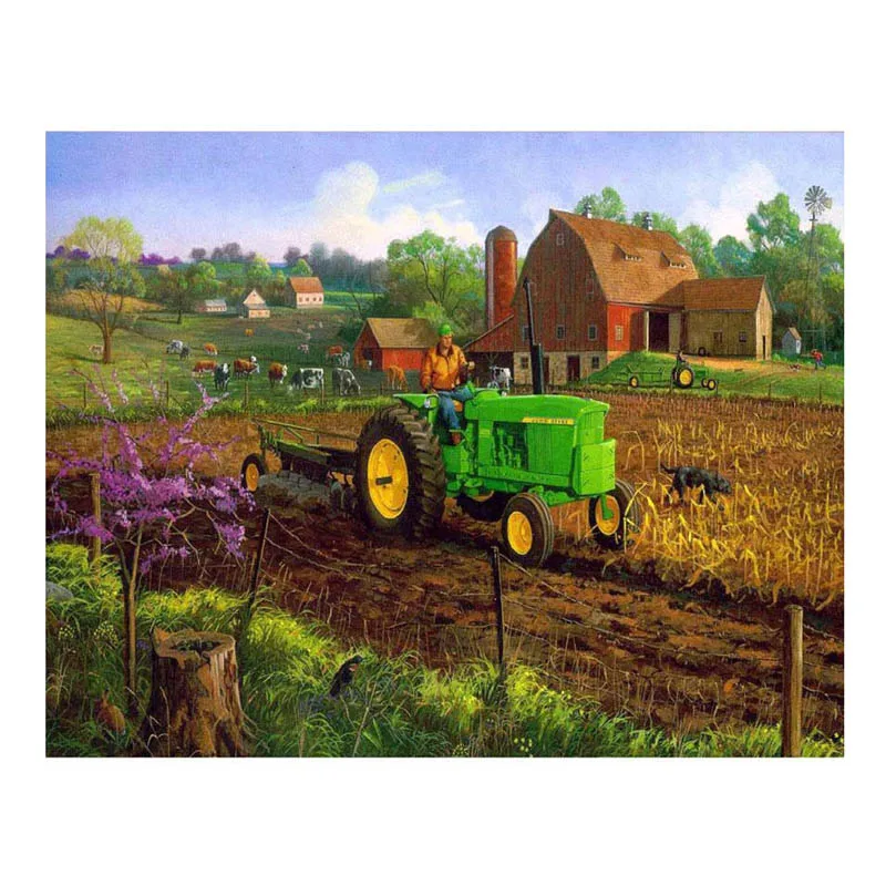 5D Diy Diamond Painting Farm tractor Landscape cross stitch diamond embroidery sale full drill square Round home decorZP-2336
5D Diy Diamond Painting Farm tractor Landscape cross stitch diamond embroidery sale full drill square Round home decorZP-2336
