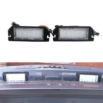 Fits For Kia Rio III UB Picanto TA 11-15 Soul AM 09-15 Soul II PS 14-15 For Hyundai Canbus Rear White Led License Plate Lights