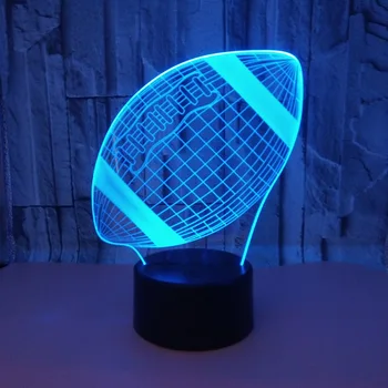 3W Remote Or Touch Control 3D LED Night Light Football Shaped Table Desk Lamp Home Decoration Lovely Gifts For Kids
3W Remote Or Touch Control 3D LED Night Light Football Shaped Table Desk Lamp Home Decoration Lovely Gifts For Kids