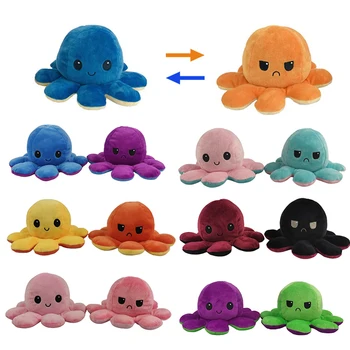 Reversible Flip Octopus Stuffed Plush Doll Soft Simulation Reversible Plush Toy Color Chapter Plush Doll Filled Plush Child Toy
Reversible Flip Octopus Stuffed Plush Doll Soft Simulation Reversible Plush Toy Color Chapter Plush Doll Filled Plush Child Toy