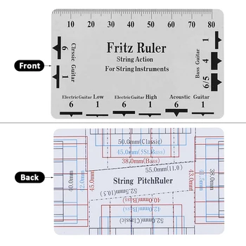 Guitar String Action Gauge String Pitch Ruler Measuring Tool Classical Electric Acoustic Guitar Luthier Tool Ruler Guitar
Guitar String Action Gauge String Pitch Ruler Measuring Tool Classical Electric Acoustic Guitar Luthier Tool Ruler Guitar