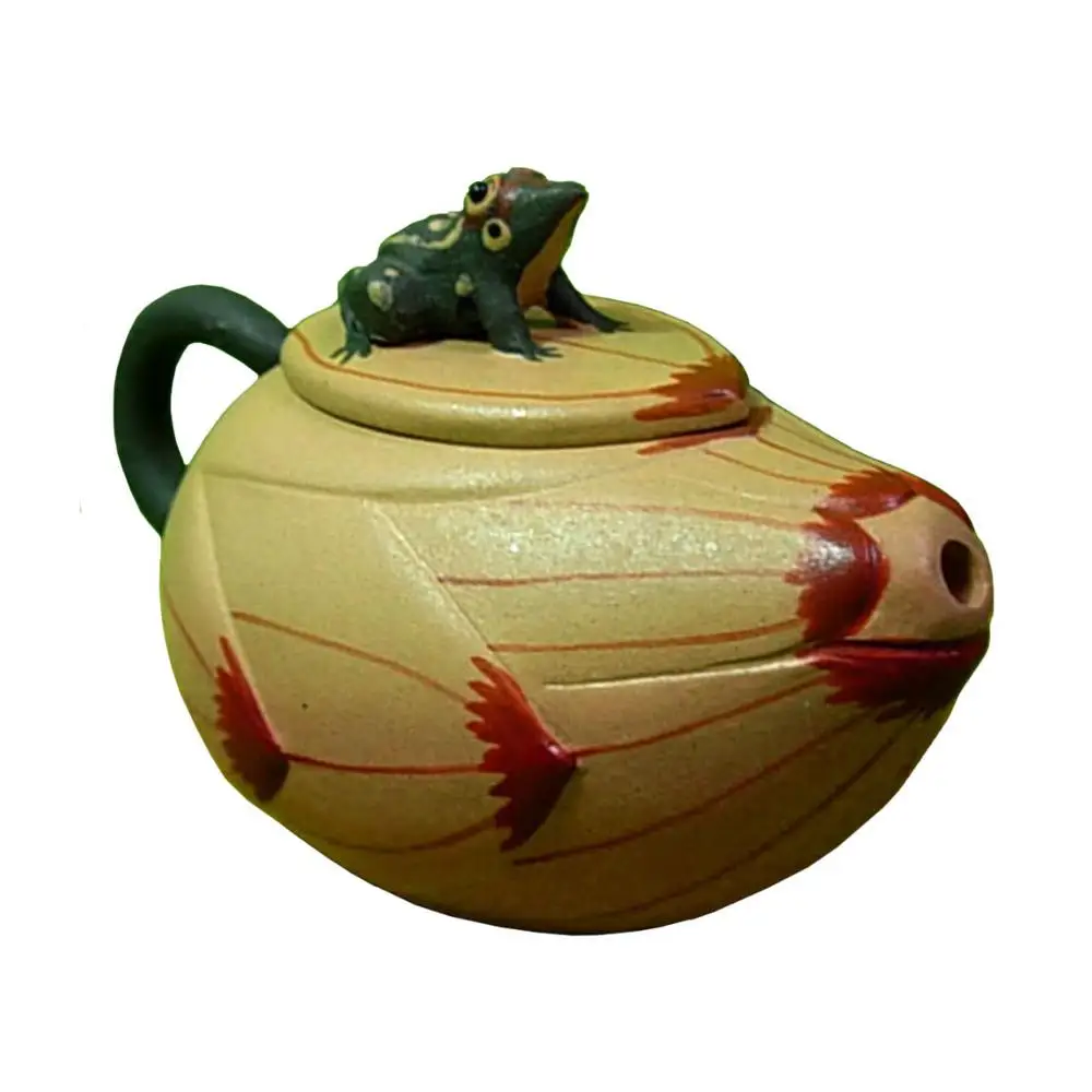 Yixing zisha teapot 160ml Chinese pot frog lotus kungfu tea set handmade purple clay ceramics kettle Soaking teaware Home Decor
Yixing zisha teapot 160ml Chinese pot frog lotus kungfu tea set handmade purple clay ceramics kettle Soaking teaware Home Decor