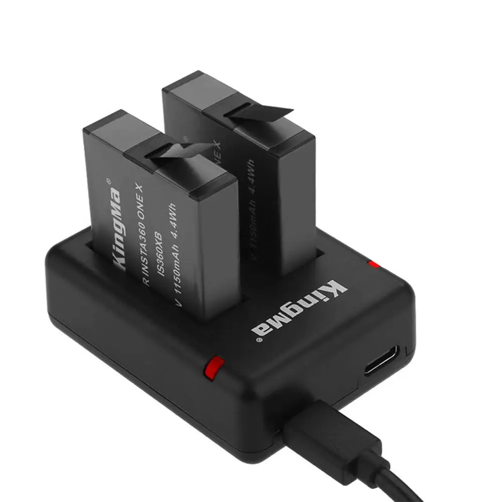TWISTER.CK For insta 360 one x Camera Replacement Battery and Dual USB Charger Set
TWISTER.CK For insta 360 one x Camera Replacement Battery and Dual USB Charger Set