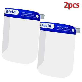 2 Pieces Safety Transparent Lens Protective Full Face Film Cover Adjustable Shield Plastic Anti-Fog Anti-Saliva Faceshield
2 Pieces Safety Transparent Lens Protective Full Face Film Cover Adjustable Shield Plastic Anti-Fog Anti-Saliva Faceshield