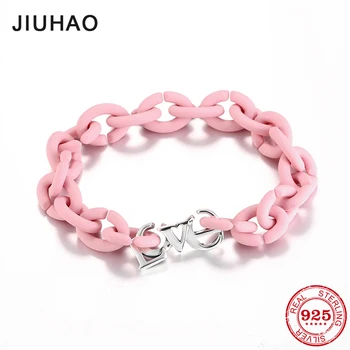 Real Hight quality girl Pink charms Bracelets beads Hard Rubber X Bracelets Couple Men X style beads Jewellery European
Real Hight quality girl Pink charms Bracelets beads Hard Rubber X Bracelets Couple Men X style beads Jewellery European