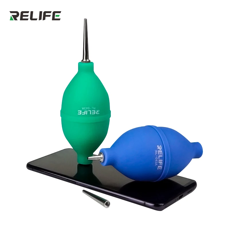 

RELIFE RL-043A 2 In 1 Phone Repair Dust Cleaner Air Blower Ball Cleaning Pen for PCB PC Keyboard Camera Lens Dust Removing