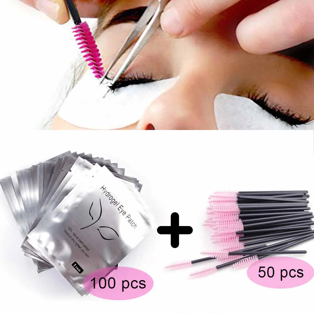 100Pcs Pillows for Eyelash Extension Under Eye Pads Lashes Patch With 50Pcs Disposable Eyebrow Brush Eyelash Makeup Accessories
100Pcs Pillows for Eyelash Extension Under Eye Pads Lashes Patch With 50Pcs Disposable Eyebrow Brush Eyelash Makeup Accessories