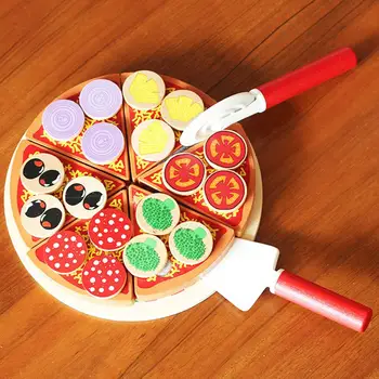 27Pcs Wooden Pizza Fruit Slices Cutting Tableware Kitchen Pretend Play Kids Toy Intelligence Developmental Toys gift for kids
27Pcs Wooden Pizza Fruit Slices Cutting Tableware Kitchen Pretend Play Kids Toy Intelligence Developmental Toys gift for kids