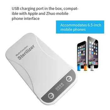 Uv Mobile Phone Sterilizer Neutral plastic Ultraviolet Disinfection Box N95 Mask Sterilizer Small Uv Sterilization Cleaning
Uv Mobile Phone Sterilizer Neutral plastic Ultraviolet Disinfection Box N95 Mask Sterilizer Small Uv Sterilization Cleaning