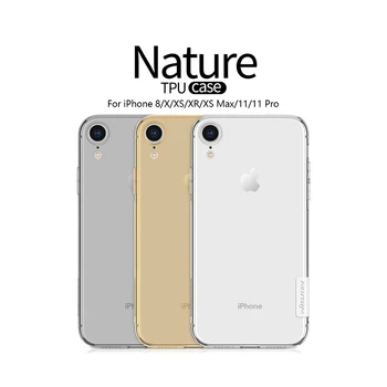 For iPhone Xr Case 6.1'' Nillkin Nature Transparent Clear Soft silicon TPU Protector cover for iPhone 11 Pro/X/XS/XS Max/7/8//6S
For iPhone Xr Case 6.1'' Nillkin Nature Transparent Clear Soft silicon TPU Protector cover for iPhone 11 Pro/X/XS/XS Max/7/8//6S