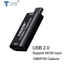 Mini HD 1080P HDMI To USB 2.0 Video Capture Card Game Recording Box for Computer Youtube OBS Etc. Live Streaming Broadcast
Mini HD 1080P HDMI To USB 2.0 Video Capture Card Game Recording Box for Computer Youtube OBS Etc. Live Streaming Broadcast