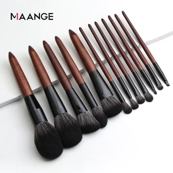 MAANGE 12Pcs Wooden Makeup Brushes Set Foundation Powder Blush Eye Shadow Lip Blend Make Up Brush Tool Kit Maquiagem
MAANGE 12Pcs Wooden Makeup Brushes Set Foundation Powder Blush Eye Shadow Lip Blend Make Up Brush Tool Kit Maquiagem