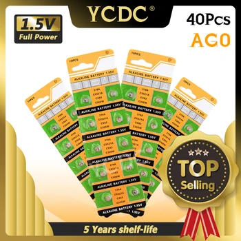 40Pcs AG0 LR521 379 V520 SR521SW Button Cell Coin Battery 1.55V For Watch Toy SR63 618 SR521SW Coin Cell Button Batteries
40Pcs AG0 LR521 379 V520 SR521SW Button Cell Coin Battery 1.55V For Watch Toy SR63 618 SR521SW Coin Cell Button Batteries