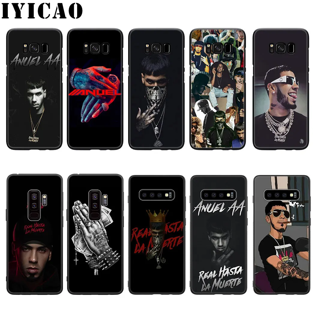 Мягкий силиконовый чехол Anuel AA для Samsung Galaxy S20 S10 S9 S8 Plus Lite Ultra S6 S7 Edge S10e|Бамперы| |