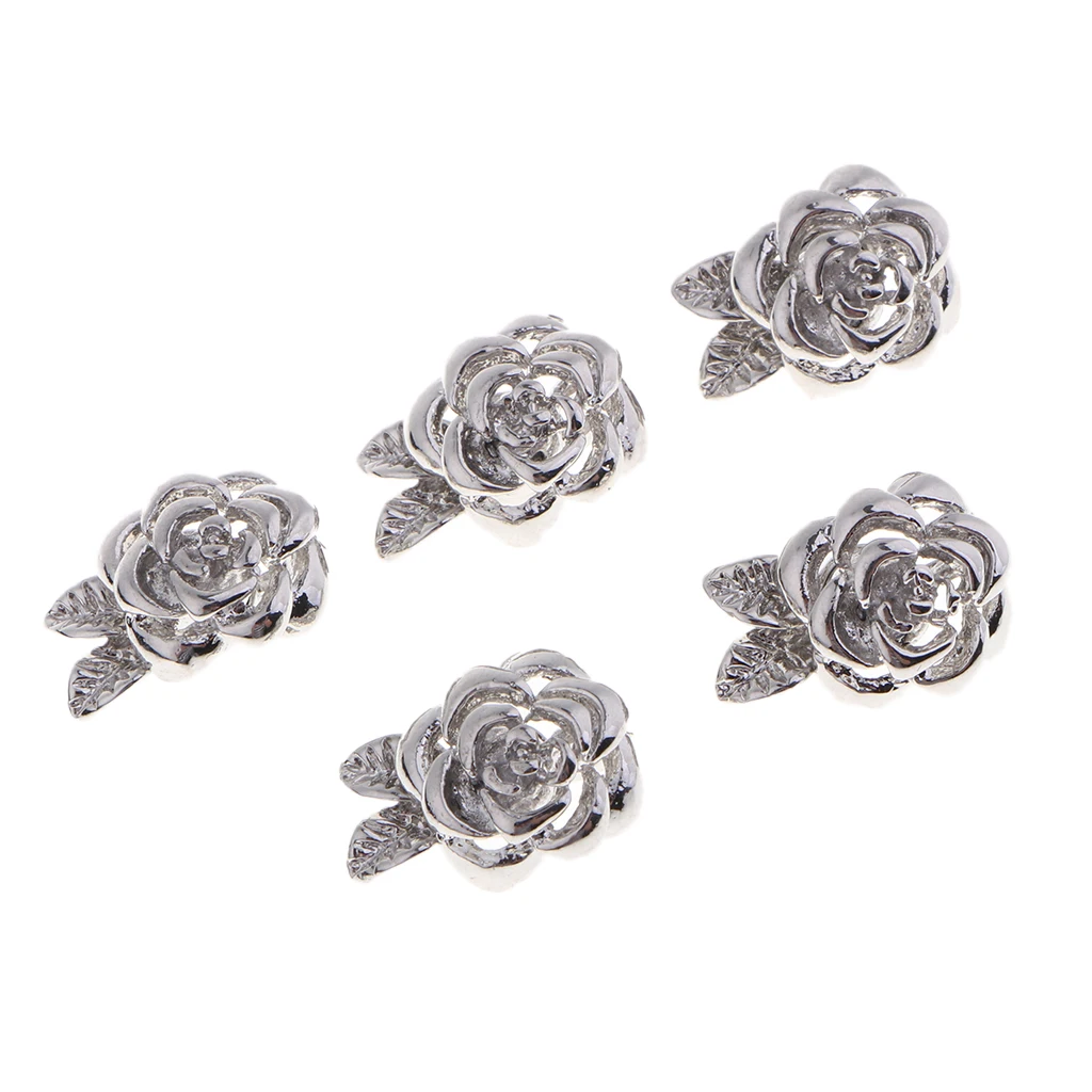 5 Pack Flower Jewelry Round Chain Closure Magnet Clasp Decoration For Chains, Bracelets, Necklaces 5 Pack Flower Jewelry Round Chain Closure Magnet Clasp Decoration For Chains, Bracelets, Necklaces
