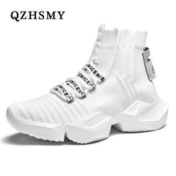 QZHSMY Fashion Men's Sock Sneakers Men Running Shoes Breathable Casual Shoes Non-slip Comfortable Footwear Zapatos De Hombre 
QZHSMY Fashion Men's Sock Sneakers Men Running Shoes Breathable Casual Shoes Non-slip Comfortable Footwear Zapatos De Hombre