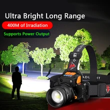 Rechargeable Zoom LED headlamp Torch Hunting head lamp Camping Headlamp Flashlight head light Fishing headlight Power bank
Rechargeable Zoom LED headlamp Torch Hunting head lamp Camping Headlamp Flashlight head light Fishing headlight Power bank