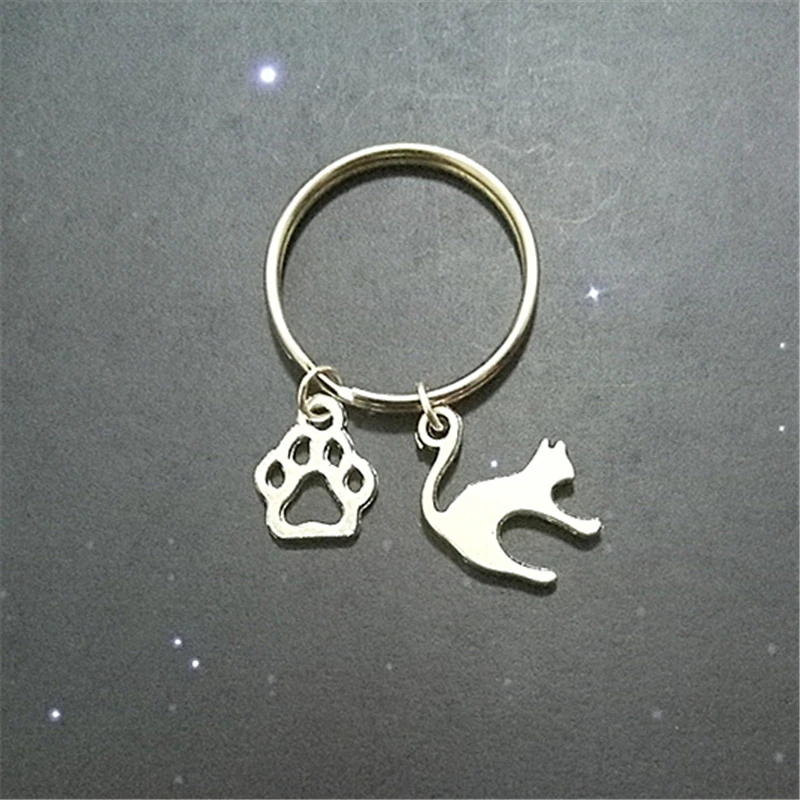 Cute Paw Keychain, Antique Silver Color Cat Key Ring, Cat Lover Gift, Christmas Keychain Gift
Cute Paw Keychain, Antique Silver Color Cat Key Ring, Cat Lover Gift, Christmas Keychain Gift