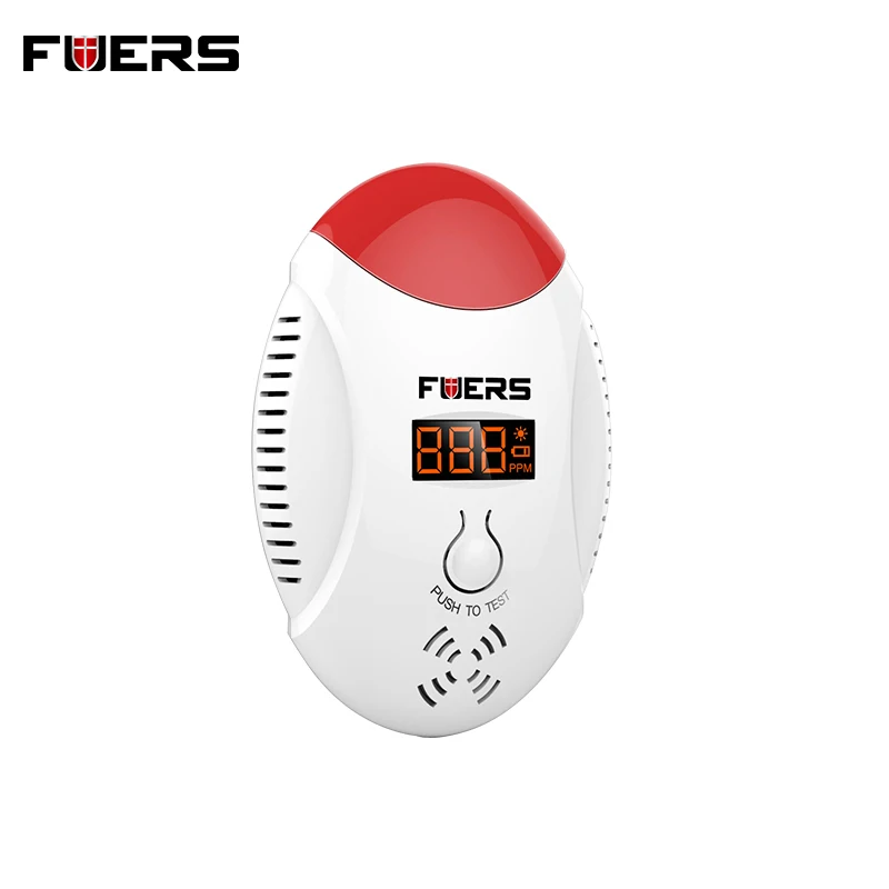 FUERS New Wireless LED Digital Display CO Detector 85dB Voice Strobe Home Security Safety Carbon Dioxide Detector Alarm Battery
FUERS New Wireless LED Digital Display CO Detector 85dB Voice Strobe Home Security Safety Carbon Dioxide Detector Alarm Battery