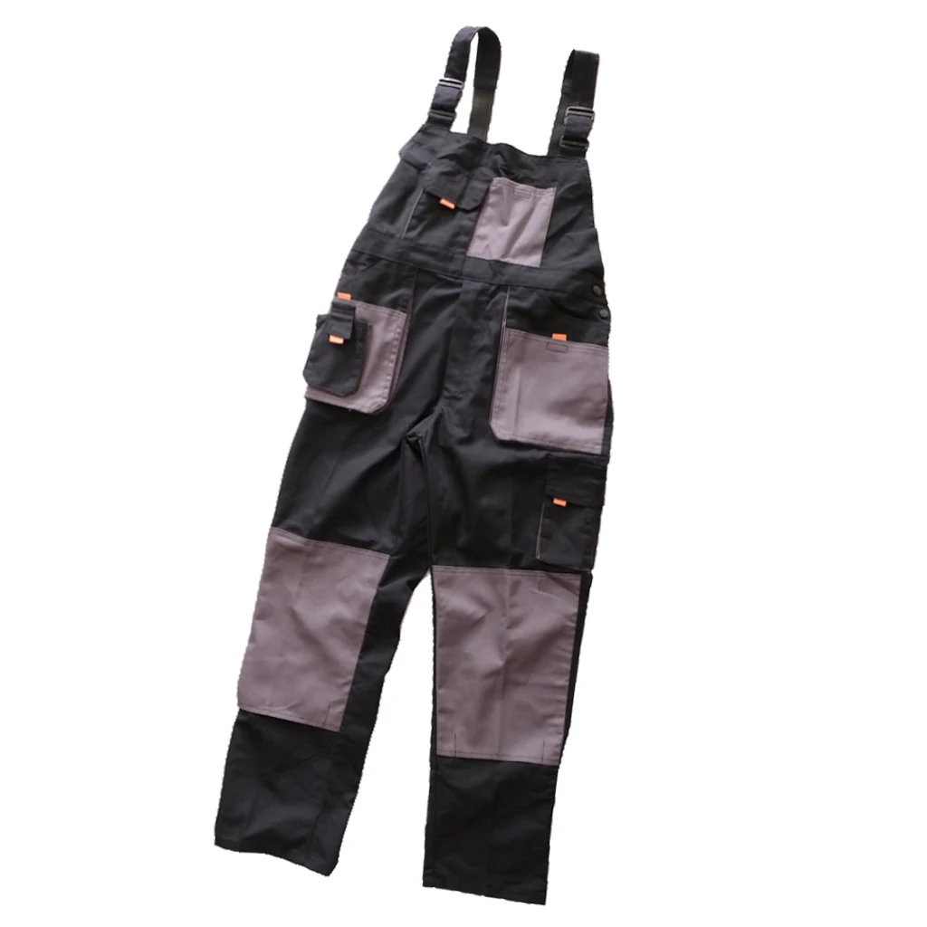 Workwear Coverall Work Bib and Brace Overall Pants Trousers Garage Dungarees