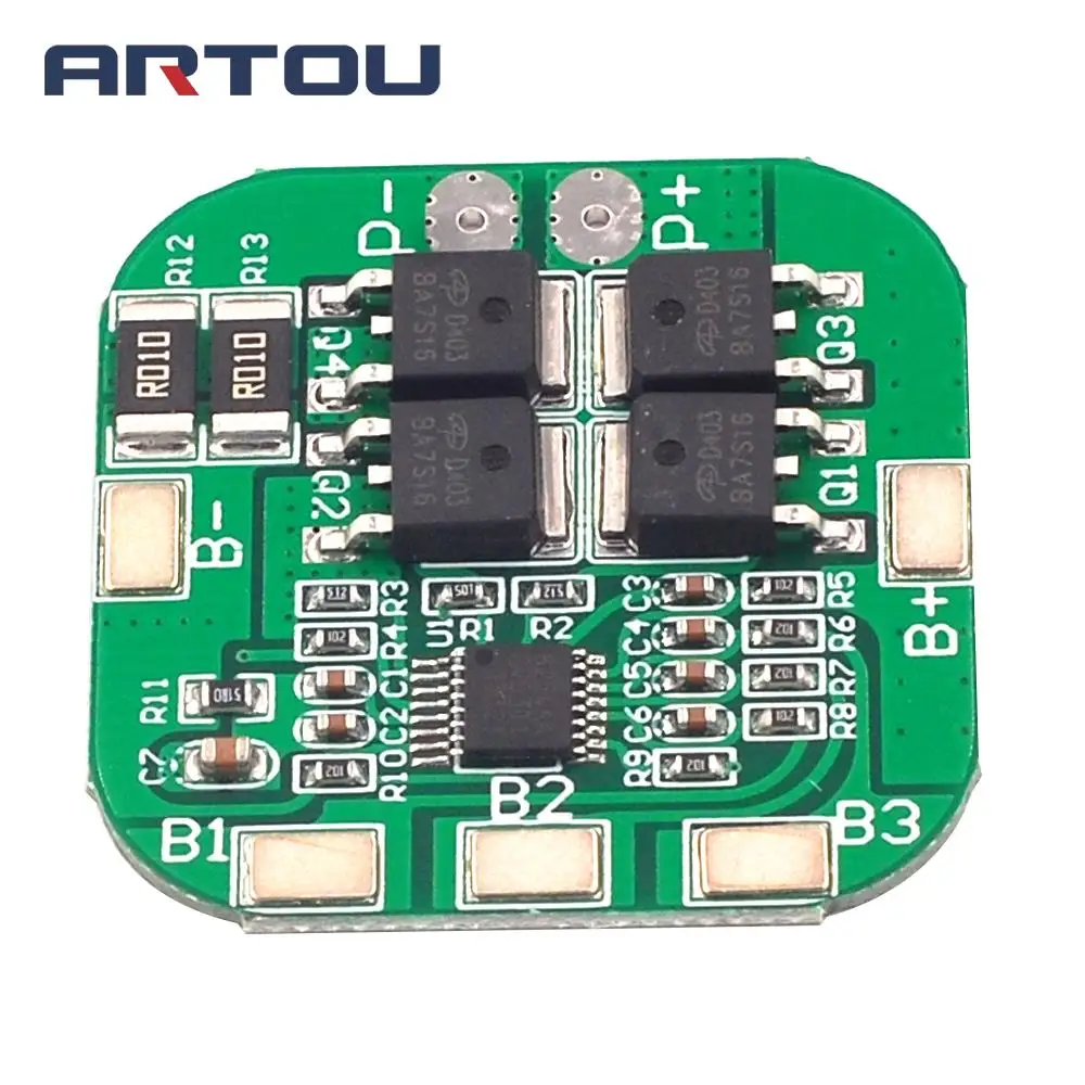 4S 14.8V / 16.8V 20A Peak Li-ion BMS PCM Battery Protection Board BMS PCM for Lithium LicoO2 Limn2O4 18650 LI Battery
4S 14.8V / 16.8V 20A Peak Li-ion BMS PCM Battery Protection Board BMS PCM for Lithium LicoO2 Limn2O4 18650 LI Battery