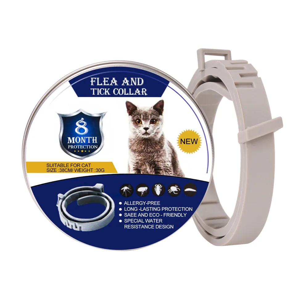 Small Dog Collar Adjustable Anti Flea Tick Neck Collar for Dog Cat Pet 8 Months Protection Collars Dog Supplies
Small Dog Collar Adjustable Anti Flea Tick Neck Collar for Dog Cat Pet 8 Months Protection Collars Dog Supplies