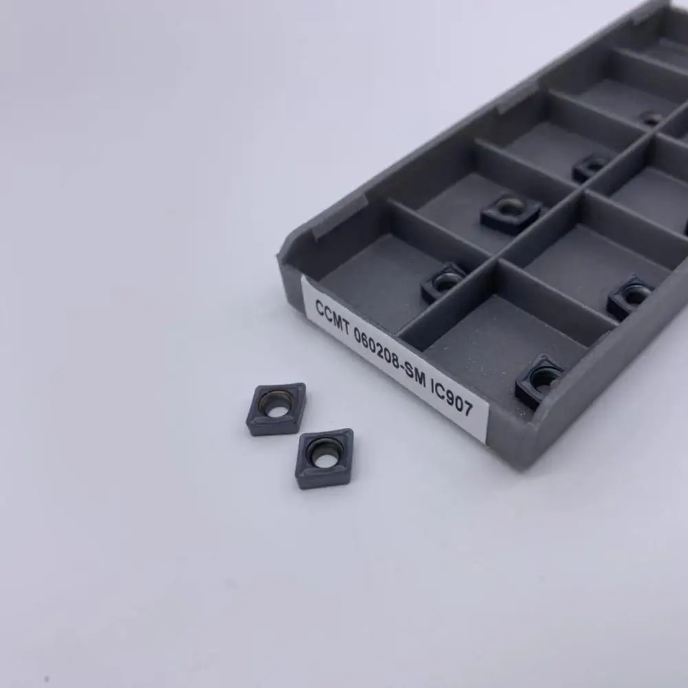 CCMT060204/8 SM IC907 / IC908 CCMT 21.51 Internal Turning Tools CCMT 060204/8 Carbide inserts Lathe cutter Cutting tool amw
CCMT060204/8 SM IC907 / IC908 CCMT 21.51 Internal Turning Tools CCMT 060204/8 Carbide inserts Lathe cutter Cutting tool amw