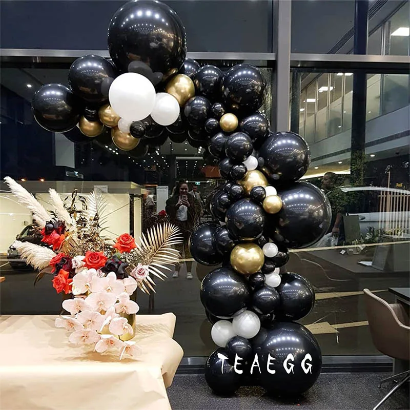 105pcs 18inch 12inch Mixed Black Balloon Garland Arch Kit For Adult Anniversaire Party Decorations Backdrop Birthday Supplies
105pcs 18inch 12inch Mixed Black Balloon Garland Arch Kit For Adult Anniversaire Party Decorations Backdrop Birthday Supplies