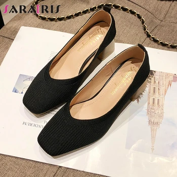 SARAIRIS Spring New Comfort Light OL Pumps High Hoof Heels Office Pumps Women Cool Square Toe Shallow Shoes Woman
SARAIRIS Spring New Comfort Light OL Pumps High Hoof Heels Office Pumps Women Cool Square Toe Shallow Shoes Woman