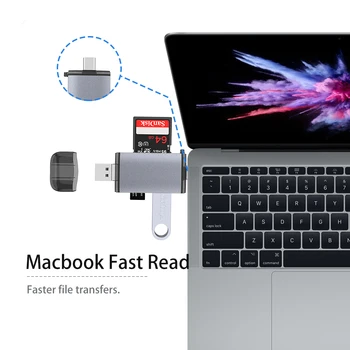 Dock Station USB 3.0 Card Reader for Macbook Type C Mobile OTG Read TF Card SD Card USB Drive and Mouse Keyboard
Dock Station USB 3.0 Card Reader for Macbook Type C Mobile OTG Read TF Card SD Card USB Drive and Mouse Keyboard