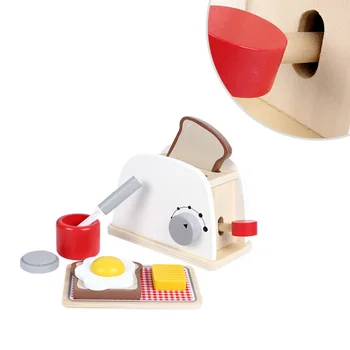 1Pc Mini Toaster Toy Wooden Interesting Delicate Funny Exquisite Simulation Bread Machine Kitchen Toy for Kids Children 
1Pc Mini Toaster Toy Wooden Interesting Delicate Funny Exquisite Simulation Bread Machine Kitchen Toy for Kids Children