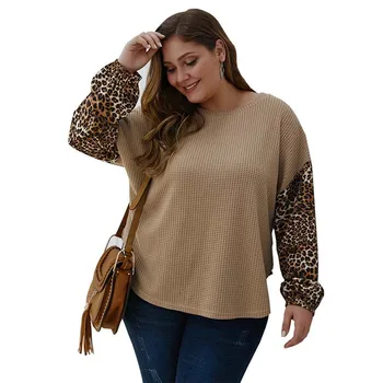 2019 Autumn Oversized Sweater Women Leopard Sweaters Ladies Plus Size Knitted Sweater Female Pullovers Loose Sweater Big Size
2019 Autumn Oversized Sweater Women Leopard Sweaters Ladies Plus Size Knitted Sweater Female Pullovers Loose Sweater Big Size