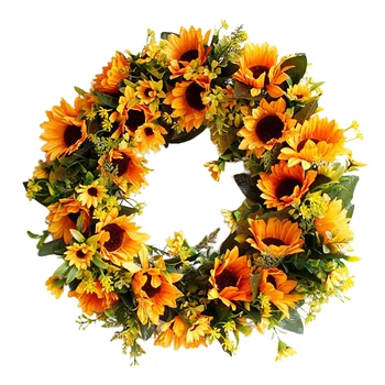 Handmade Floral Artificial Simulation Sunflower Garland Wreath Door Decor DIY
Handmade Floral Artificial Simulation Sunflower Garland Wreath Door Decor DIY