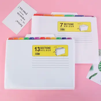 New File Folder 7 Pockets Innovative Practical Waterproof Colorful File Organizer for Exam Office
New File Folder 7 Pockets Innovative Practical Waterproof Colorful File Organizer for Exam Office