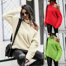 Turtleneck Sexy One Shoulder Sweater Women Pullover Long Sleeve Autumn Winter Warm Thick Sweater Jumpers Knit Ladies Sweaters
Turtleneck Sexy One Shoulder Sweater Women Pullover Long Sleeve Autumn Winter Warm Thick Sweater Jumpers Knit Ladies Sweaters