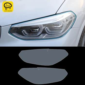 CarManGo Car Accessories Front Headlight Anti-scratch Protective Film Sticker Trim Decoration for BMW X3 G01 X4 G02 2018-2020
CarManGo Car Accessories Front Headlight Anti-scratch Protective Film Sticker Trim Decoration for BMW X3 G01 X4 G02 2018-2020