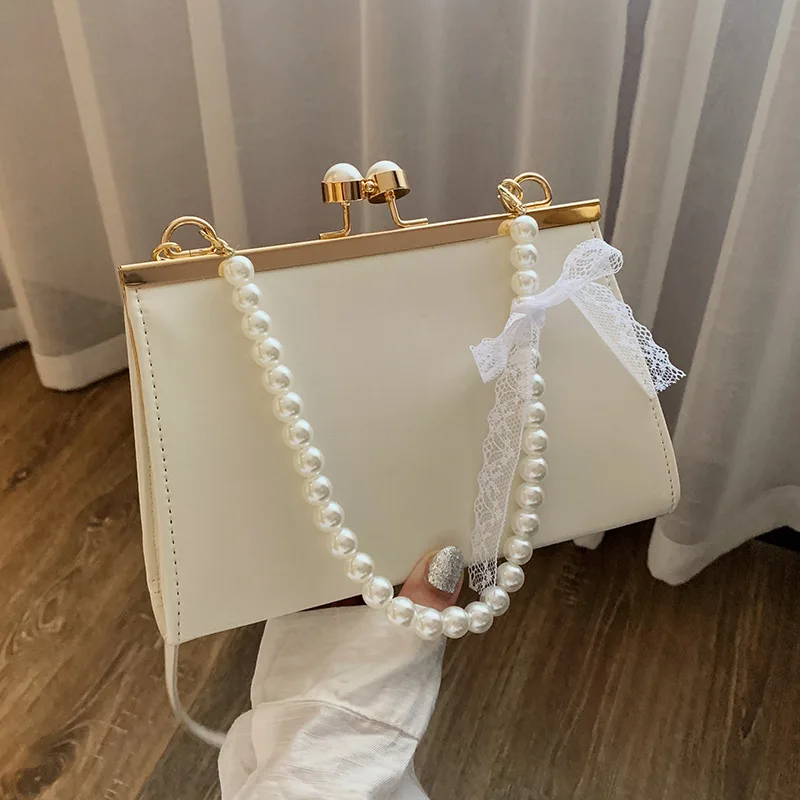 Women's Satchels Crossbody Bags Fashion Hard PU Leather Solid Color Pearl Handle Handbags Lady Single Strap Small Shoulder Bags
Women's Satchels Crossbody Bags Fashion Hard PU Leather Solid Color Pearl Handle Handbags Lady Single Strap Small Shoulder Bags