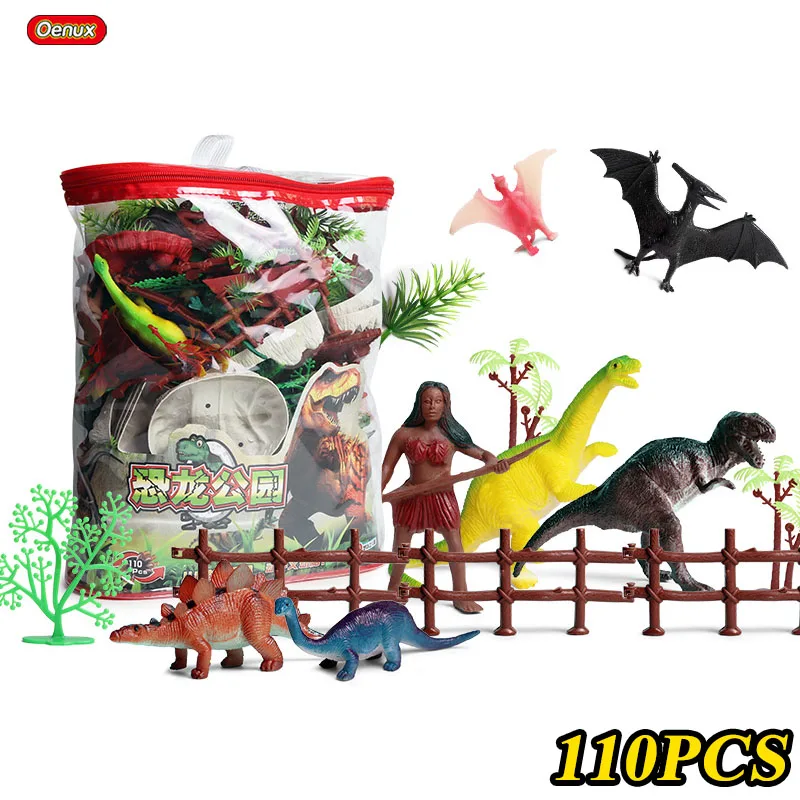 Oenux Classic Dinosaur World Park Action Figures 110PCS Original Jurassic Animals Model Set PVC Collection Kid Toy Birthday Gift
Oenux Classic Dinosaur World Park Action Figures 110PCS Original Jurassic Animals Model Set PVC Collection Kid Toy Birthday Gift