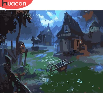 HUACAN DIY Painting By Number House Pictures By Numbers Landscape Kits Hand Painted Paintings Art Drawing On Canvas Home Decor
HUACAN DIY Painting By Number House Pictures By Numbers Landscape Kits Hand Painted Paintings Art Drawing On Canvas Home Decor