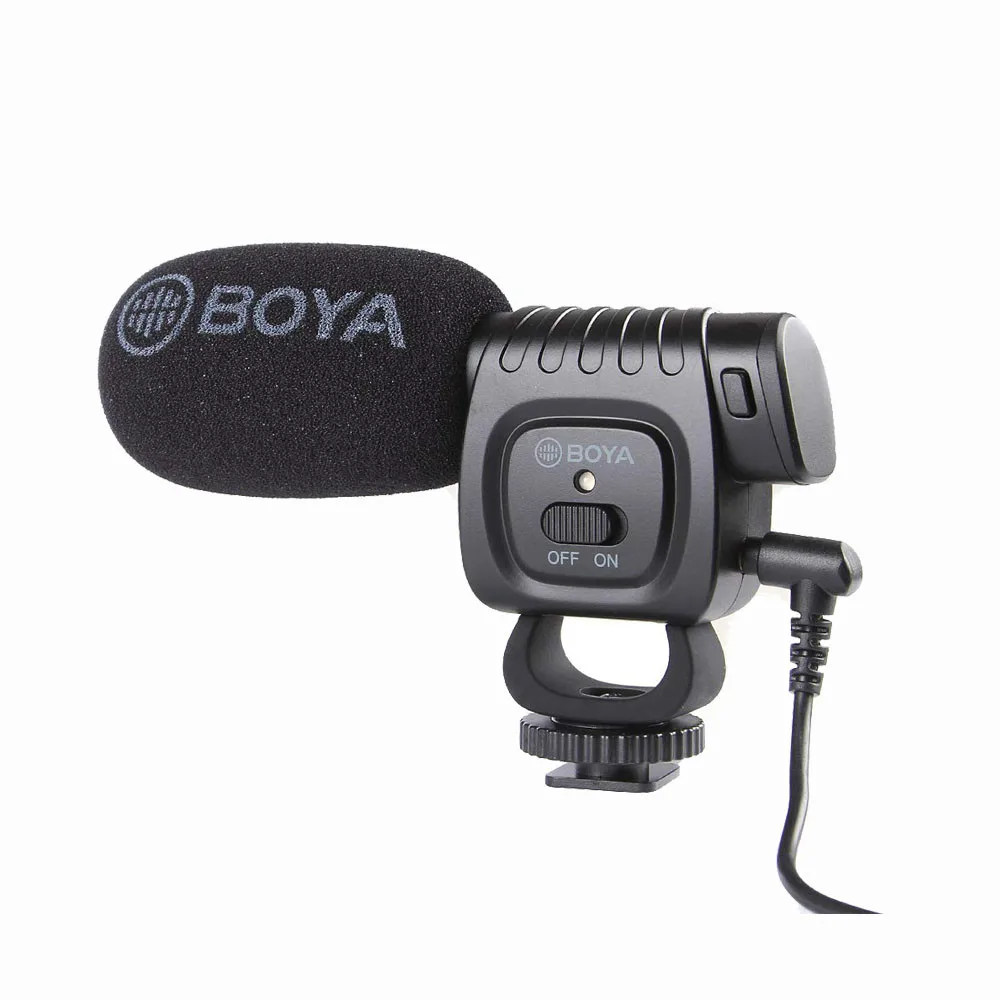 BOYA BY-BM3011 Microphone Cardioid Direction Condenser with TRS TRRS Cables for DSLR Smartphone
BOYA BY-BM3011 Microphone Cardioid Direction Condenser with TRS TRRS Cables for DSLR Smartphone