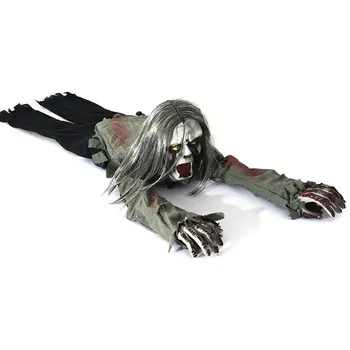 Halloween Decorations Creeping Ghost Voice Control With Hair Electric Bar Haunted House Props Horror Arrangement 
Halloween Decorations Creeping Ghost Voice Control With Hair Electric Bar Haunted House Props Horror Arrangement