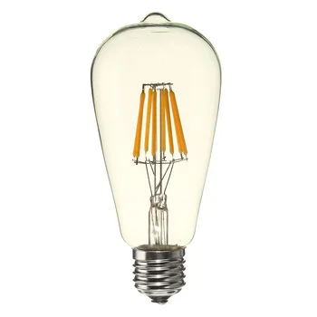 E27 ST64 8W Clear Cover Dimmable Edison Retro Vintage Filament COB LED Bulb Light Lamp AC110/220V
E27 ST64 8W Clear Cover Dimmable Edison Retro Vintage Filament COB LED Bulb Light Lamp AC110/220V