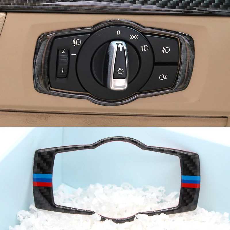 For BMW 3 series E90 E92 E93 2005 2006 2007 2008 2009 2010 2011 2012 Carbon Fiber Headlight Switch Frame Cover Trim Decor
For BMW 3 series E90 E92 E93 2005 2006 2007 2008 2009 2010 2011 2012 Carbon Fiber Headlight Switch Frame Cover Trim Decor
