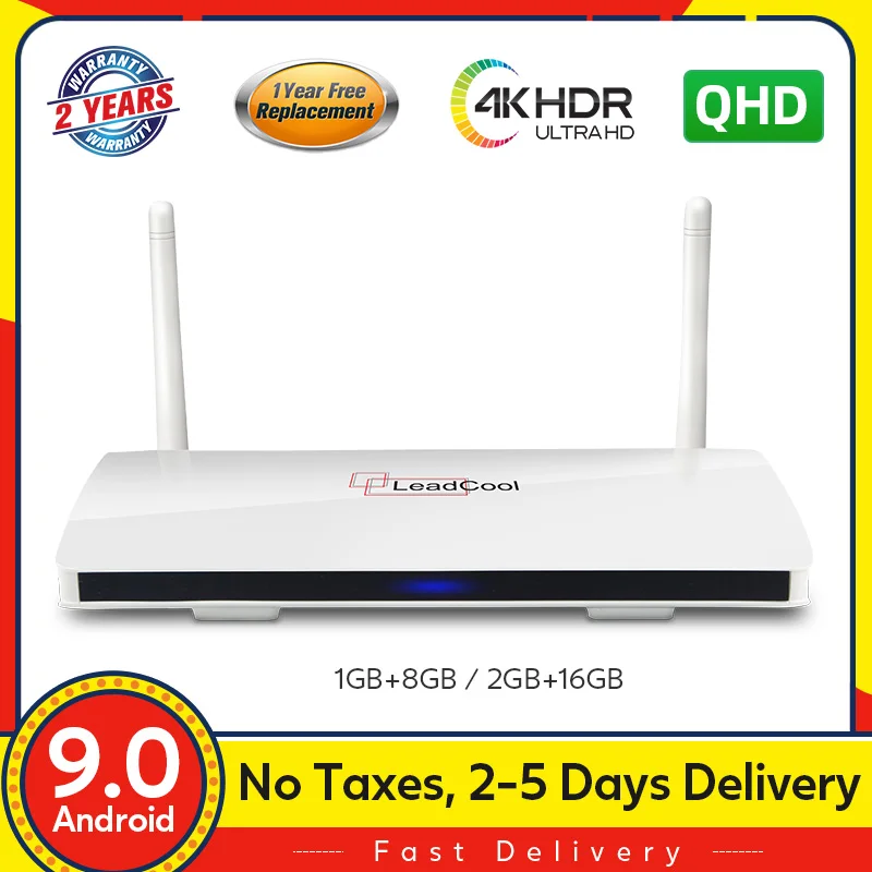 Leadcool TV BOX Android 9.0 2020 Amlogic S905W FULL HD 1080P 2.4G WIFI H.265 4K Media Player Smart TV Android BOX Leadcool
Leadcool TV BOX Android 9.0 2020 Amlogic S905W FULL HD 1080P 2.4G WIFI H.265 4K Media Player Smart TV Android BOX Leadcool