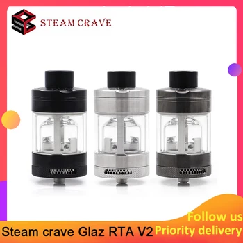 In stock Steam crave Glaz RTA V2 31mm Vape tank 7ml/10ml Capacity semi-restrictive airflow by AFC adjustment E-cig Atomizer
In stock Steam crave Glaz RTA V2 31mm Vape tank 7ml/10ml Capacity semi-restrictive airflow by AFC adjustment E-cig Atomizer