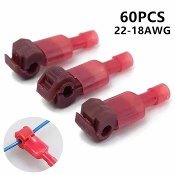 60Pcs Electrical Wire Connectors Terminals Crimp Terminal Scotch Lock Quick Splice 22-16AWG For Car Audio
60Pcs Electrical Wire Connectors Terminals Crimp Terminal Scotch Lock Quick Splice 22-16AWG For Car Audio