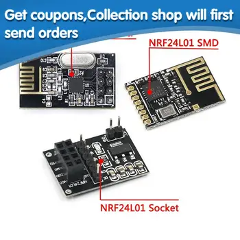 NRF24L01+ 2.4G wireless data transmission module 2.4GHz NRF24L01 upgrade version NRF24L01+PA+LNA 1000 Meters For Arduino
NRF24L01+ 2.4G wireless data transmission module 2.4GHz NRF24L01 upgrade version NRF24L01+PA+LNA 1000 Meters For Arduino